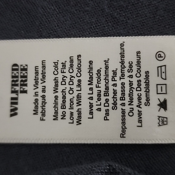 Wilfred Free Charcoal Stretchy Gray Lightweight Fitted Women's Dress L - Picture 6 of 7